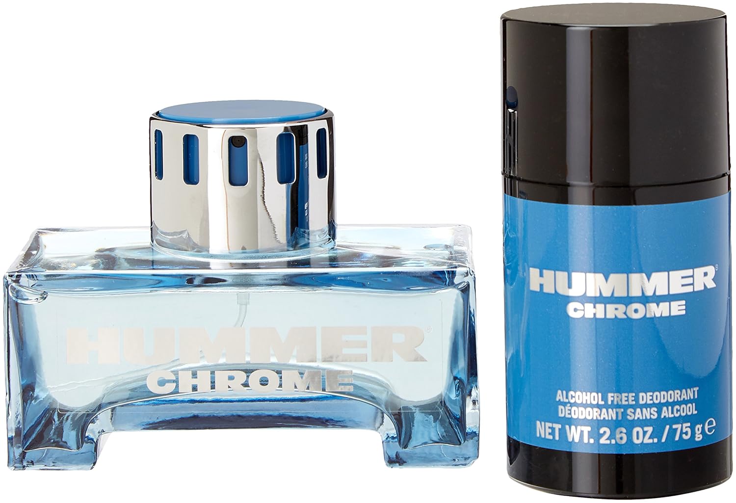 Hummer Mens Chrome Gift Set Fragrances 856515004145