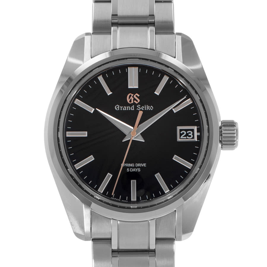 Pre-owned Grand Seiko Heritage Collection Automatic Black Dial Mens Watch SLGA013G 9091$