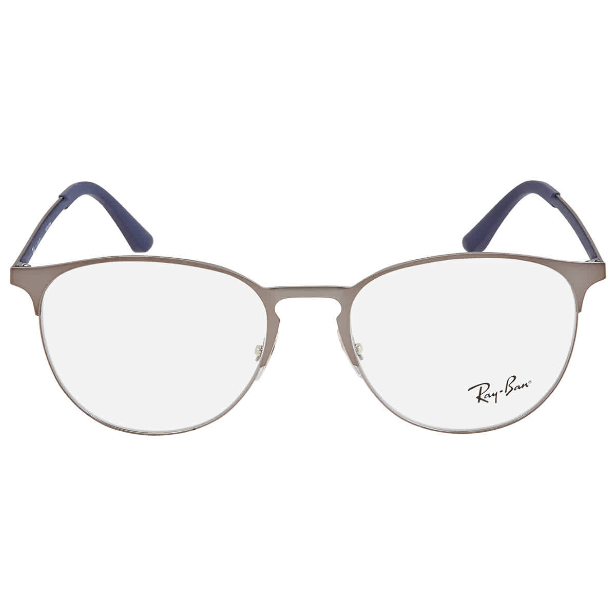 Ray-Ban Rb6375 Optics Eyeglasses Grey Frame Clear Lenses Polarized 53-18
