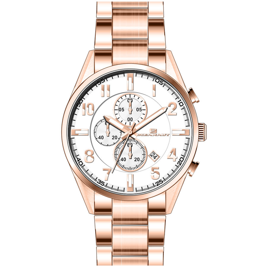 Oceanaut Escapade Chronograph Quartz Silver Dial Mens Watch OC5855 224$
