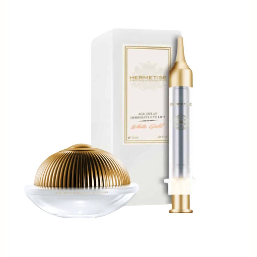 Hermetise Ladies Anti-Aging White Gold Immediate Lifting Cream & Serum Set Skin Care 290106252481
