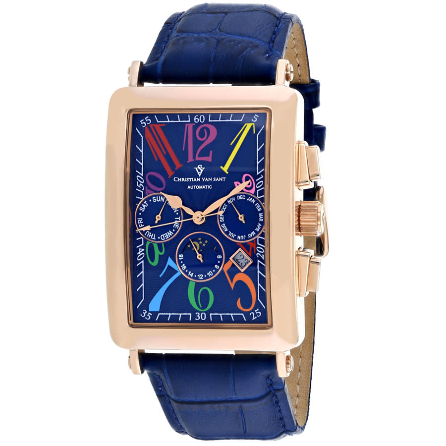 Christian Van Sant Prodigy Automatic Blue Dial Mens Watch CV9144 698$