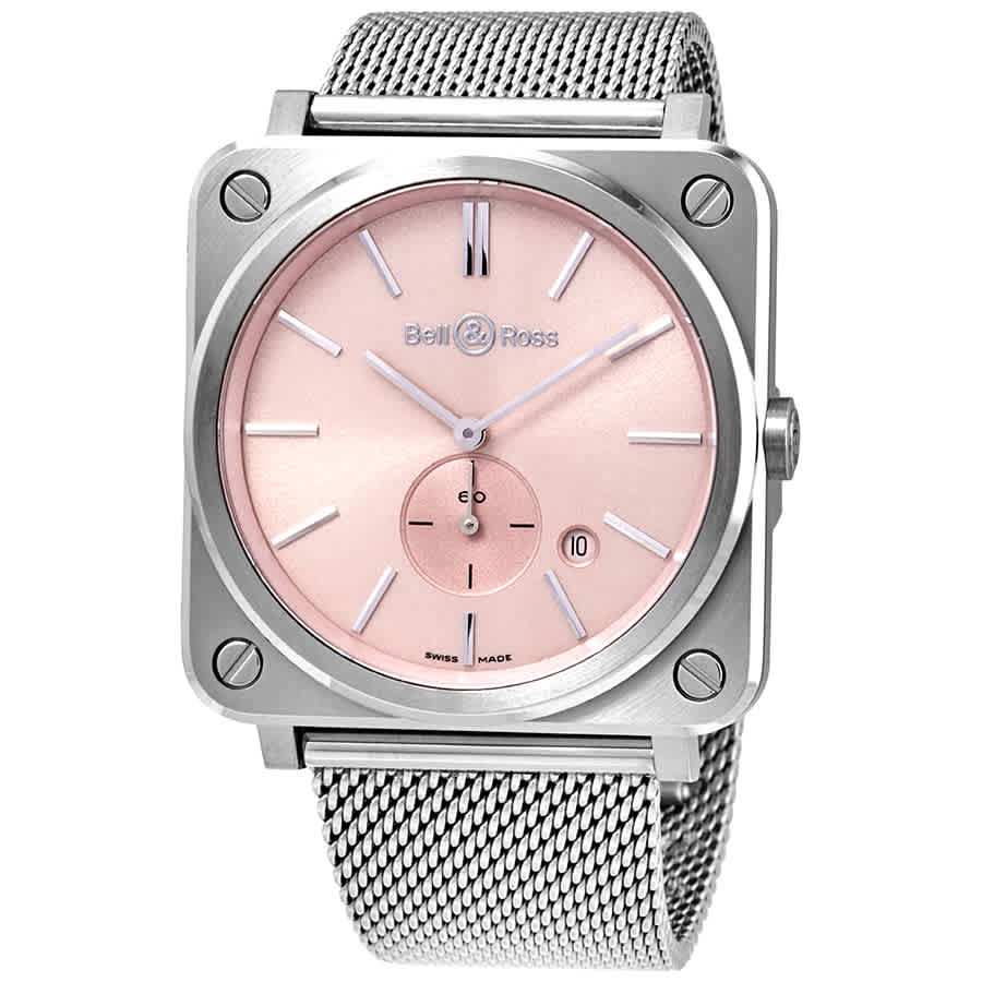 Bell and Ross Novarosa Pink Sunray Diamond Dial Ladies Watch BRS-PK-ST-SST 2485$