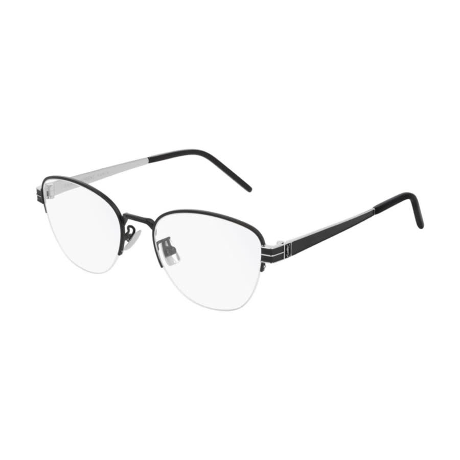 Saint Laurent Ladies Black Cat Eye Eyeglass Frames SLM64 002
