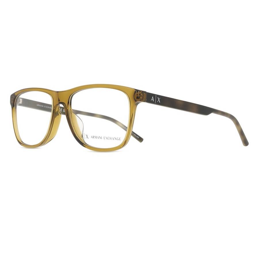 Armani Exchange Demo Square Mens Eyeglasses AX3048F 8358 56