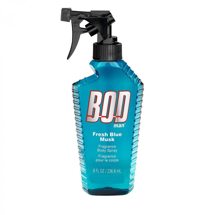 Parfums De Coeur Mens BOD Man Fresh Blue Musk Body Spray 8.0 oz Fragrances 026169059321