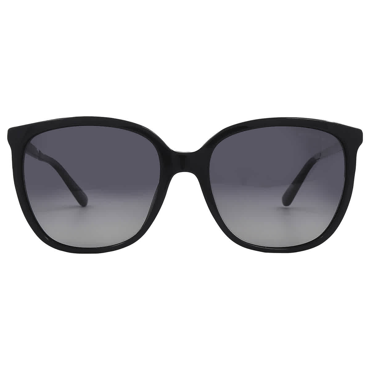 Michael Kors Woman Sunglass Anaheim - Frame color: Black, Lens color: Dark Grey Polarized