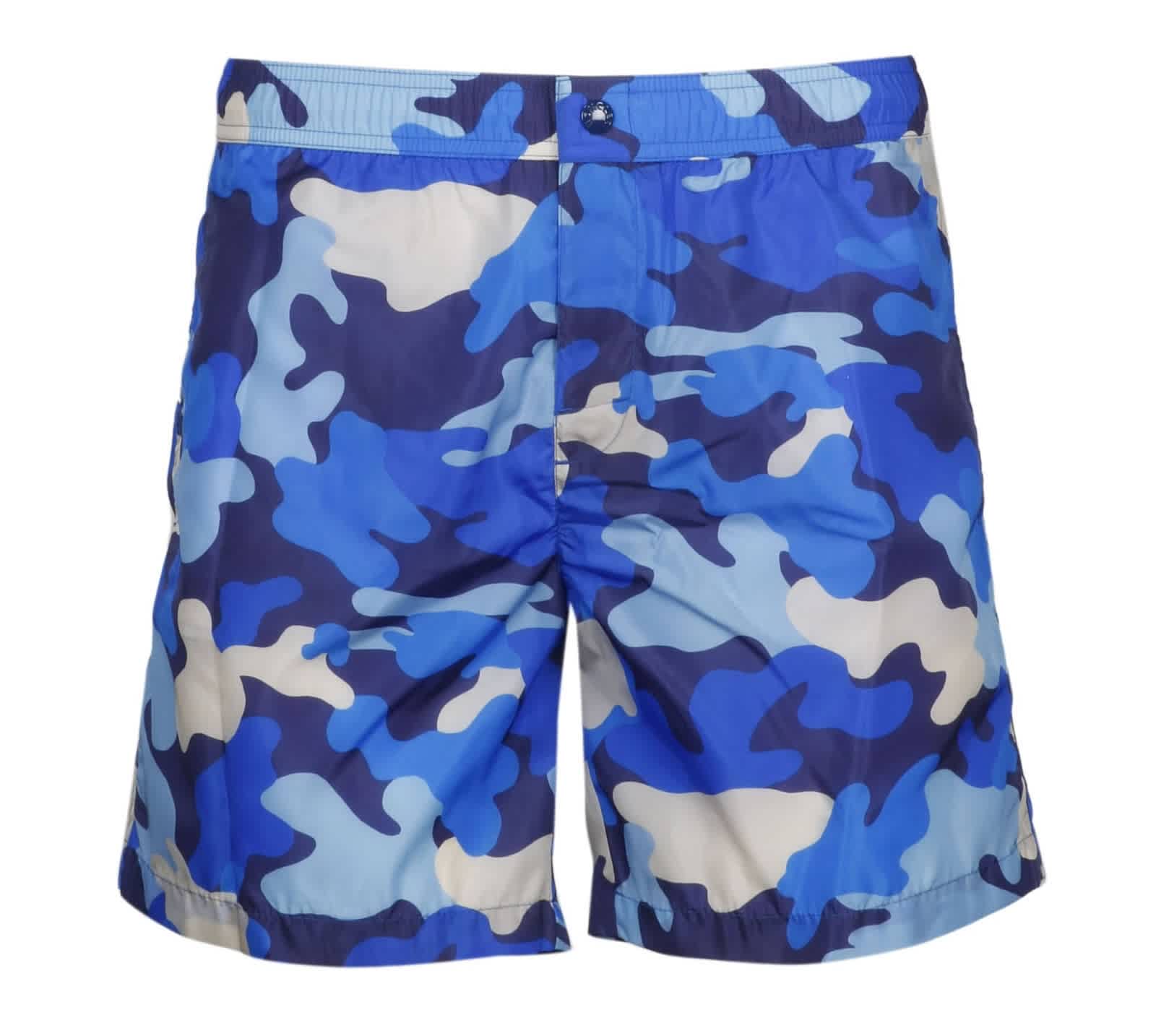 moncler camo swim shorts