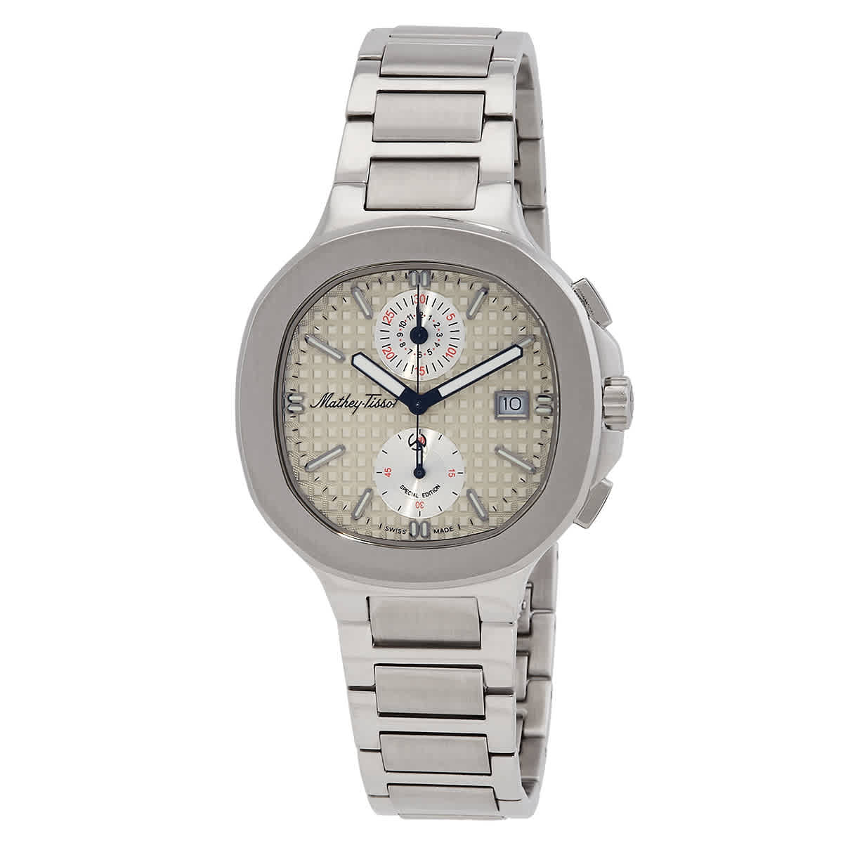 Mathey-Tissot Evasion Chronograph Quartz Silver Dial Men's Watch