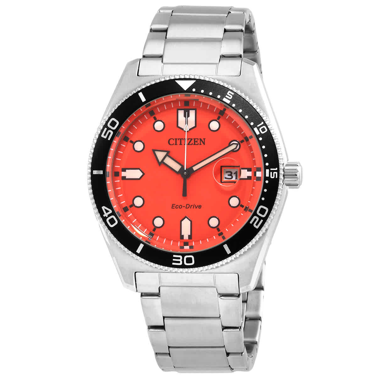 Citizen Eco-Drive Orange Dial Mens Watch AW1760-81X 133$