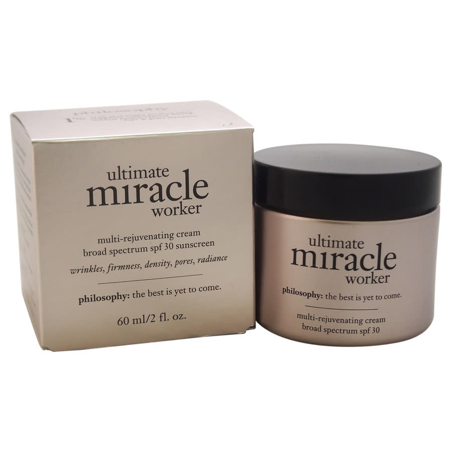 Ultimate Miracle Worker Multi-Rejuvenating Cream Broad Spectrum SPF30 by Philosophy for Unisex - 2 oz Sunscreen 67$