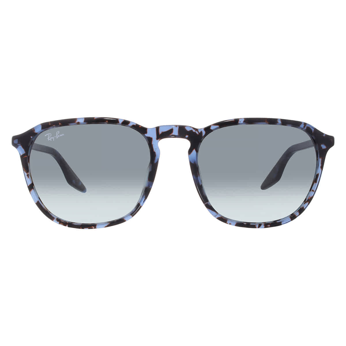 Ray Ban Blue Vintage Gradient Black Square Unisex Sunglasses RB2203 1430GK 55