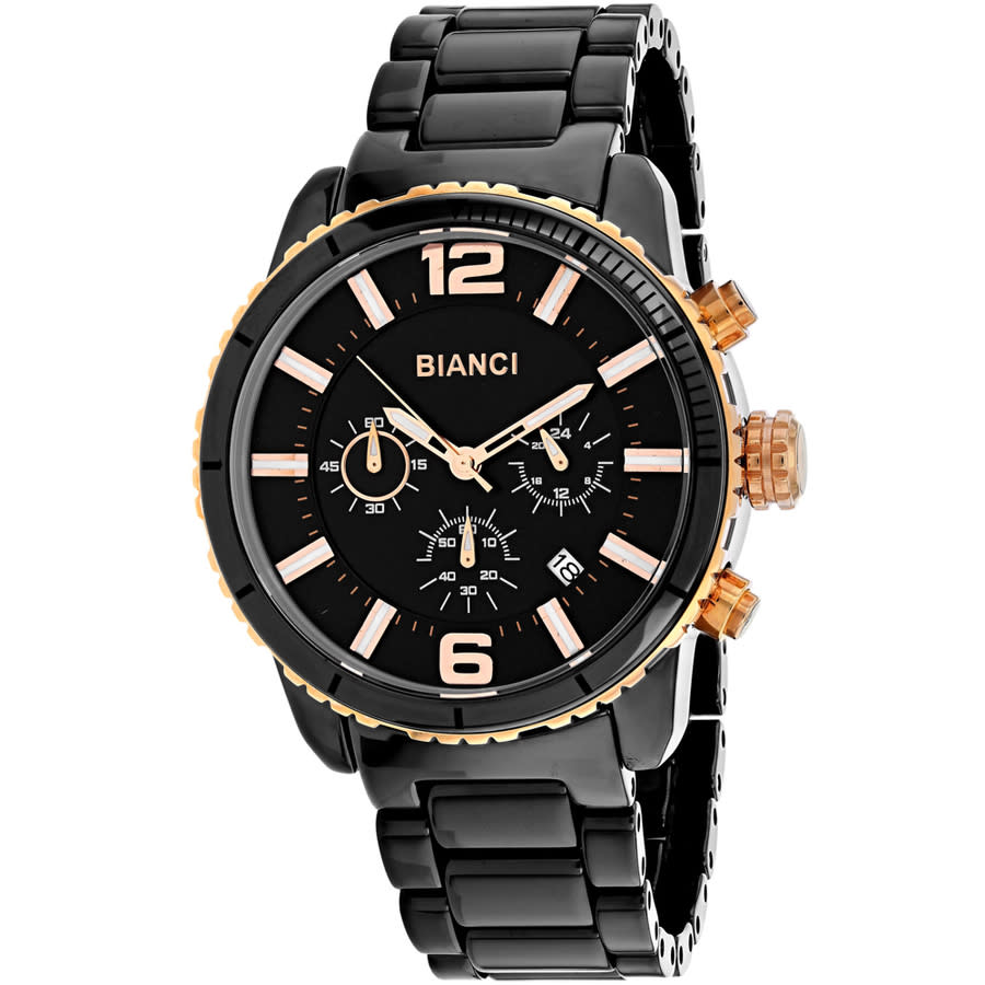 Roberto Bianci Amadeo Chronograph Quartz Black Dial Mens Watch RB58751