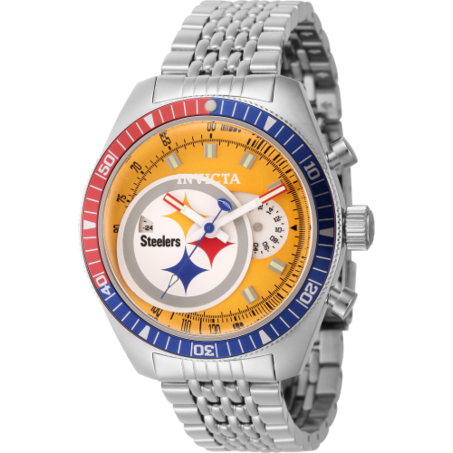 Pittsburgh steelers invicta watch discount