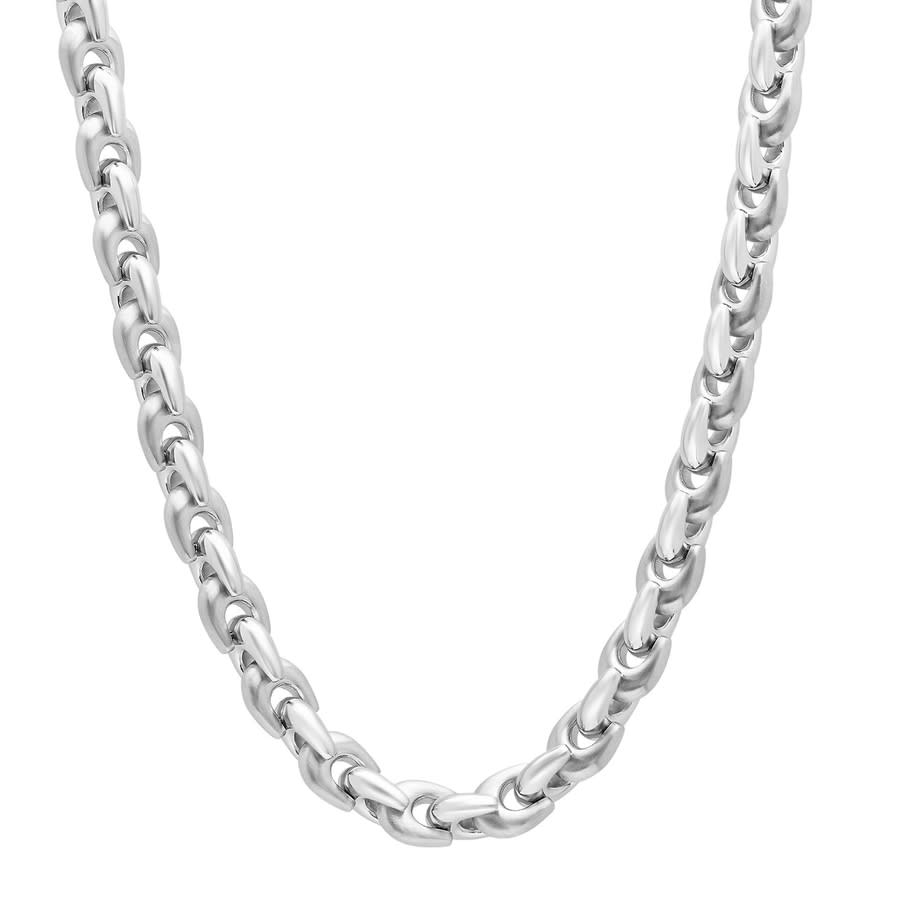 Robert Alton 24 Polish Satin Mens Stainless Steel Chain 88$