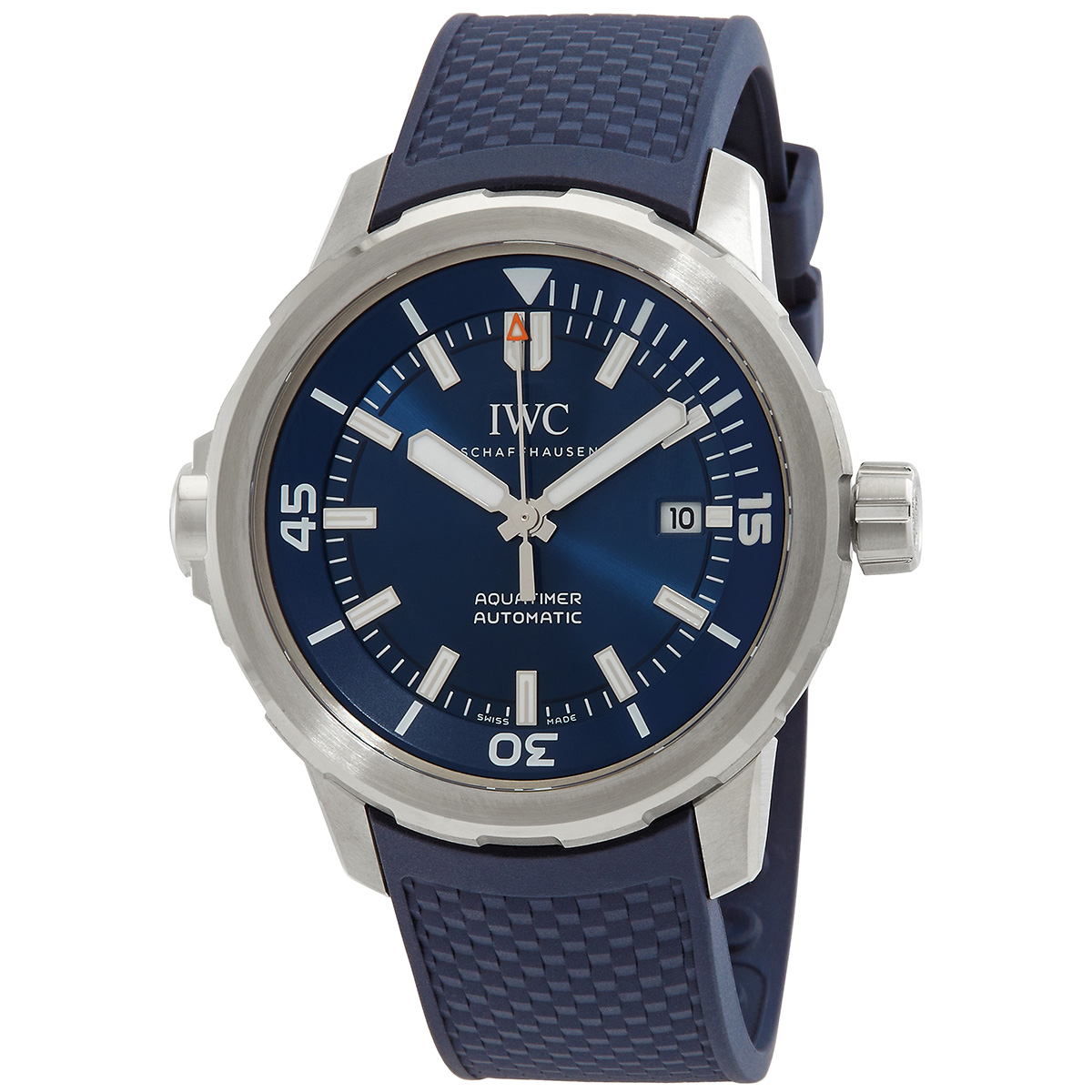 Pre-owned IWC Aquatimer Automatic Blue Dial Mens Watch IW328801