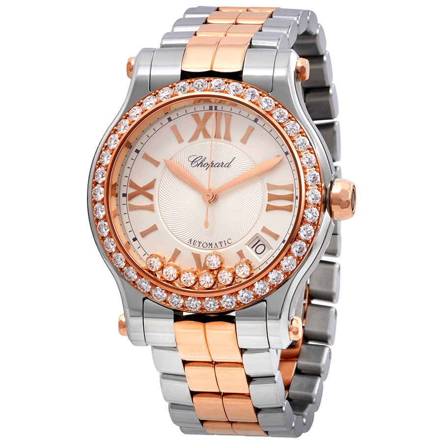 Chopard Happy Sport Silver Guilloche Dial Ladies Watch 278559-6004 21055$