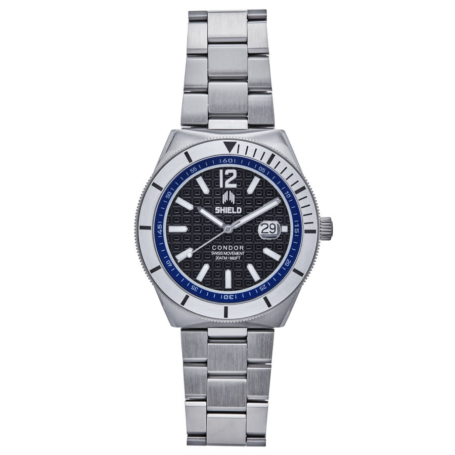 Shield Condor Black Dial Mens Watch SLDSH118-2