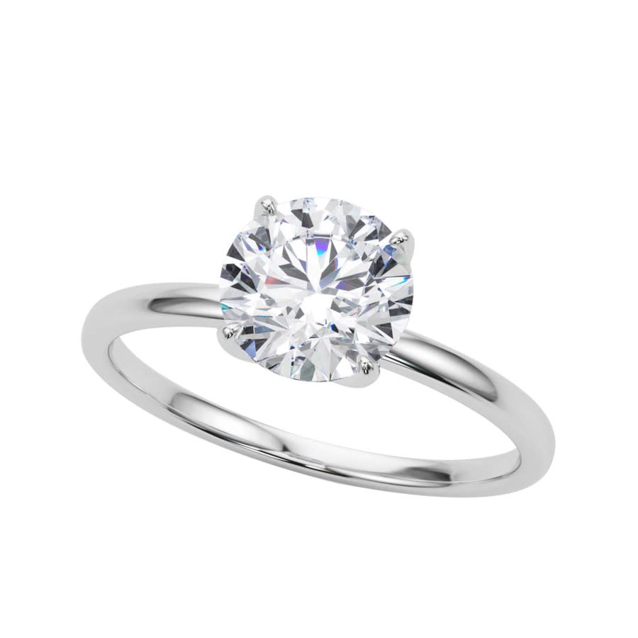 Maulijewels 150 Carat Diamond Moissanite Solitaire Engagement Rings For Women In 10K White Gold Ring Size 7 644$