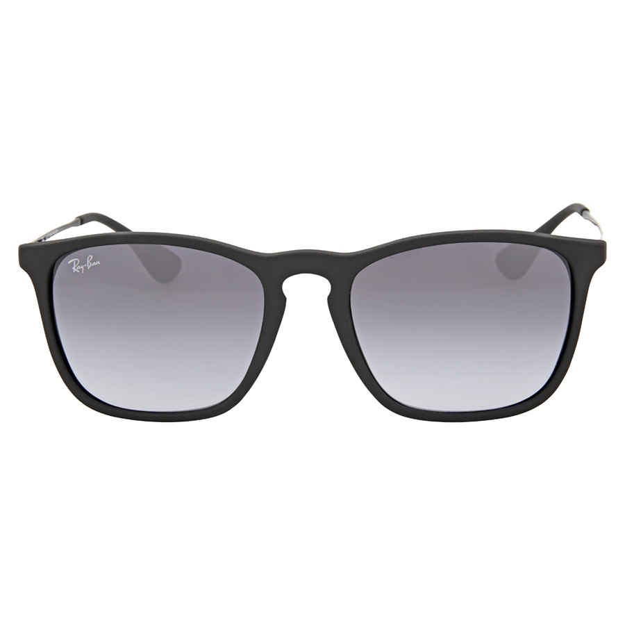 Ray-Ban Man Sunglass Chris -  Frame color: Rubber Black, Lens color: Grey Gradient