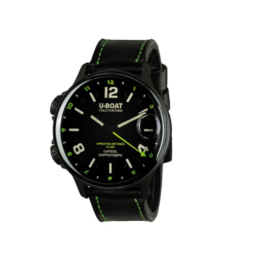 U-Boat Capsoil Quartz Black Dial Mens Watch 9675