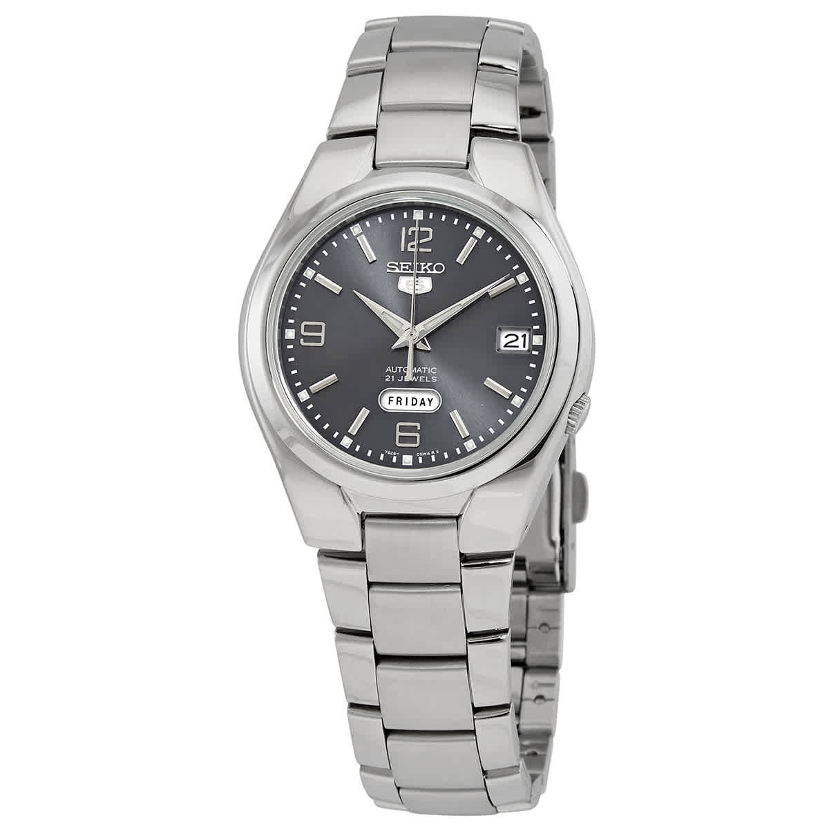 Seiko 5 Automatic Grey Dial Mens Watch SNK621 139$