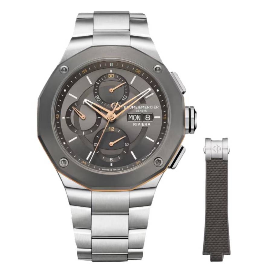 Baume et Mercier Riviera Chronograph Automatic Mens Watch M0A10750 3541$