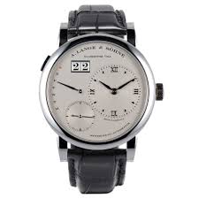 Pre-owned A. Lange & Sohne Lange 1 Silver Dial Mens Watch 320.025