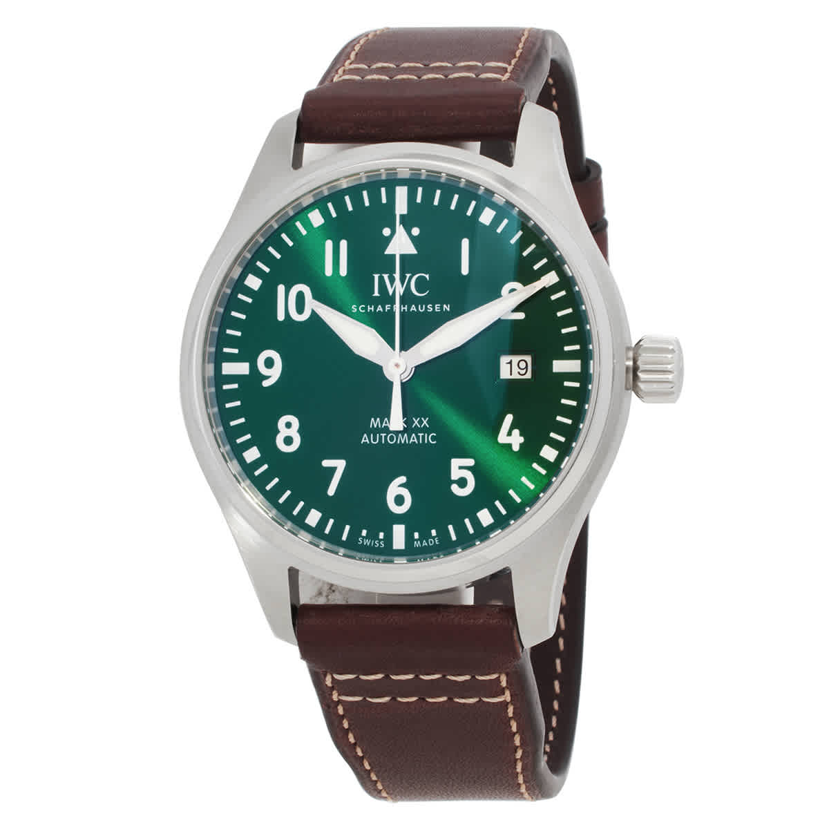IWC Pilot Mark XX Automatic Green Dial Mens Watch IW328205 4930$
