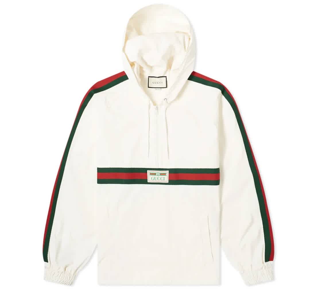 white gucci windbreaker