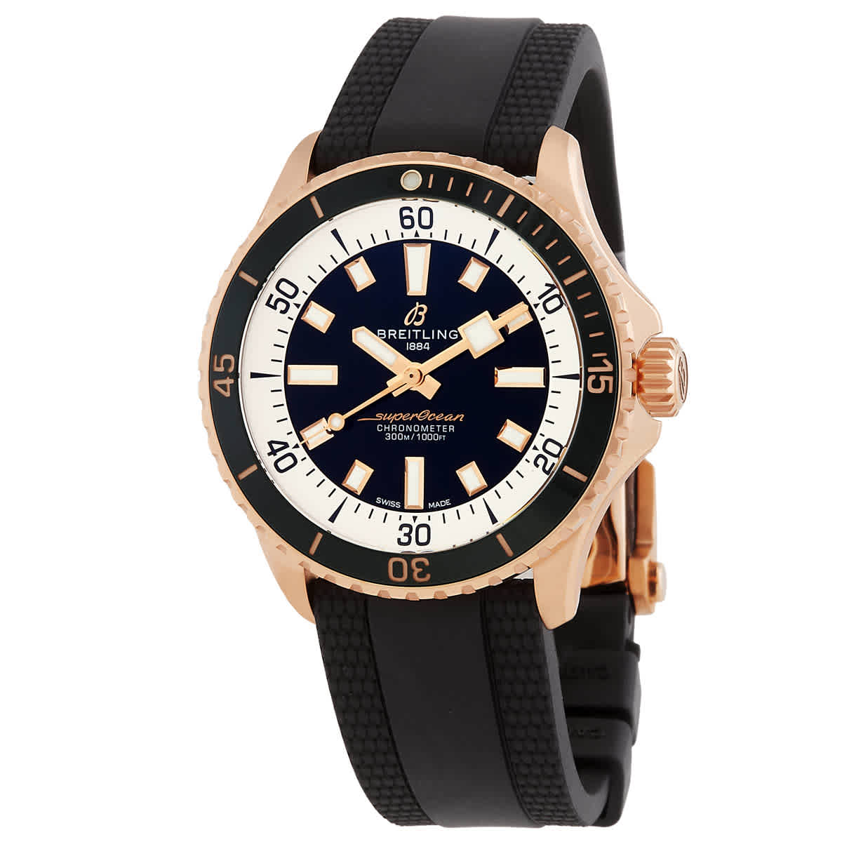 Breitling Superocean 42 18kt Red Gold Automatic Black Dial Mens Watch R17375211B1S1 Breitling Superocean 42 18kt Red Gold Automatic Black Dial Mens Watch R17375211B1S1