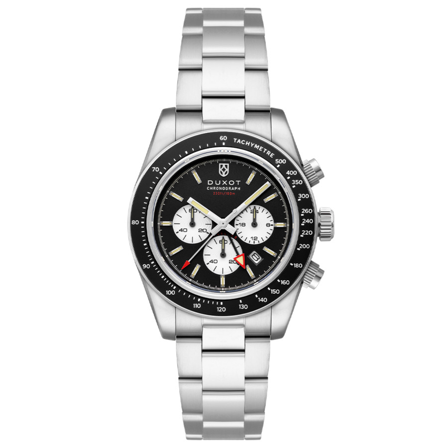 Duxot Vitesse Chronograph Black Dial Mens Watch DX-2072-11 120$