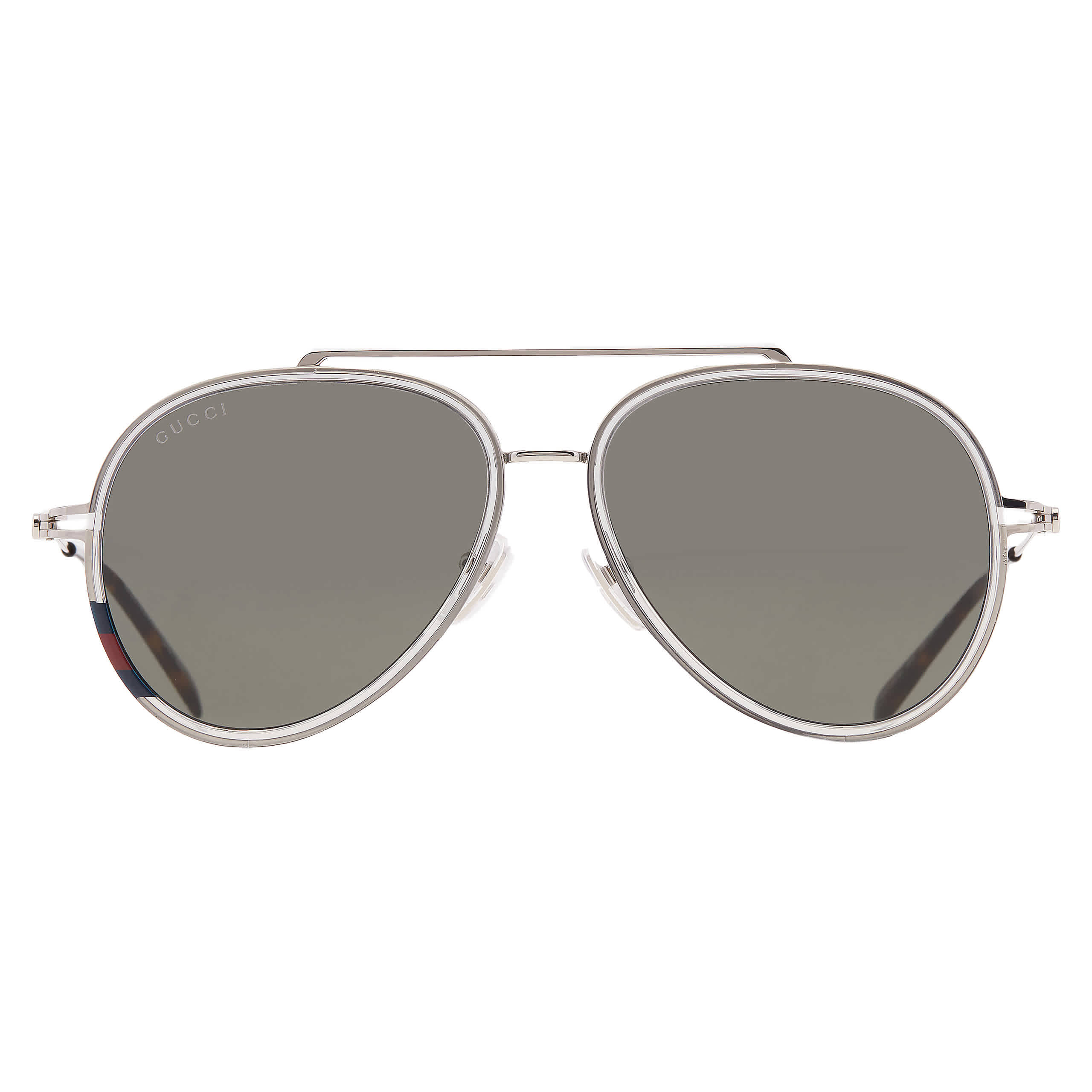 Gucci GG1981S 005 Men's Sunglasses Silver Size 56 - Free RX Lenses - Free RX Lenses