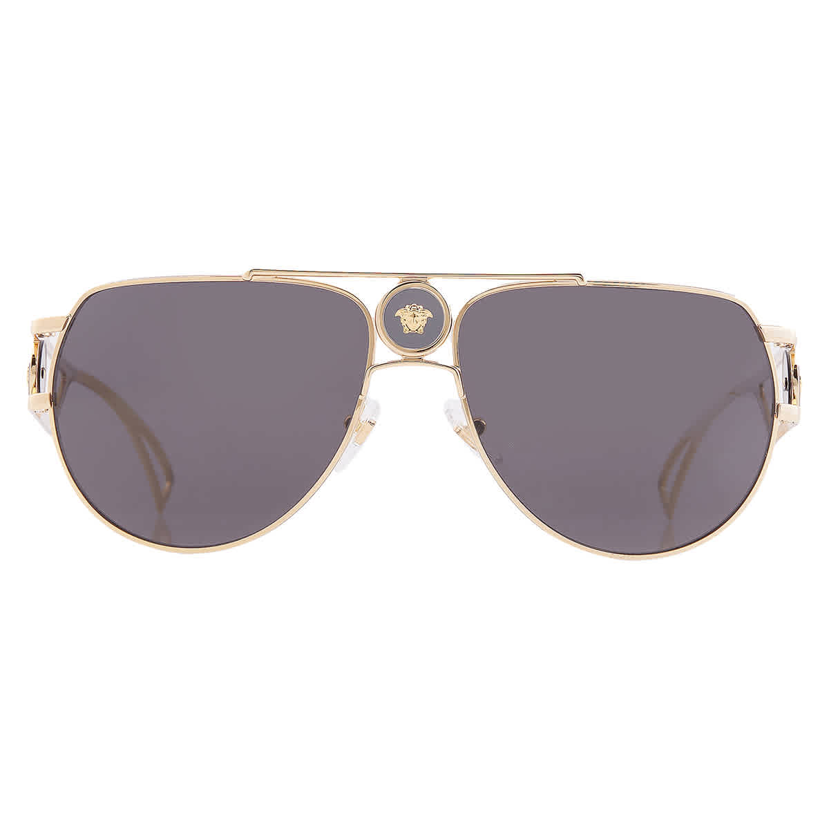Versace Man Sunglass VE2225 - Frame color: Gold, Lens color: Grey