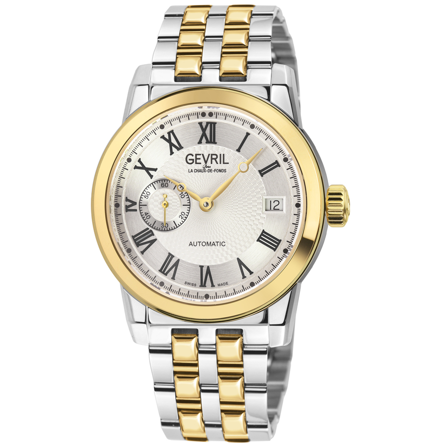 Gevril Madison Automatic Silver Dial Mens Watch 2566B 958$