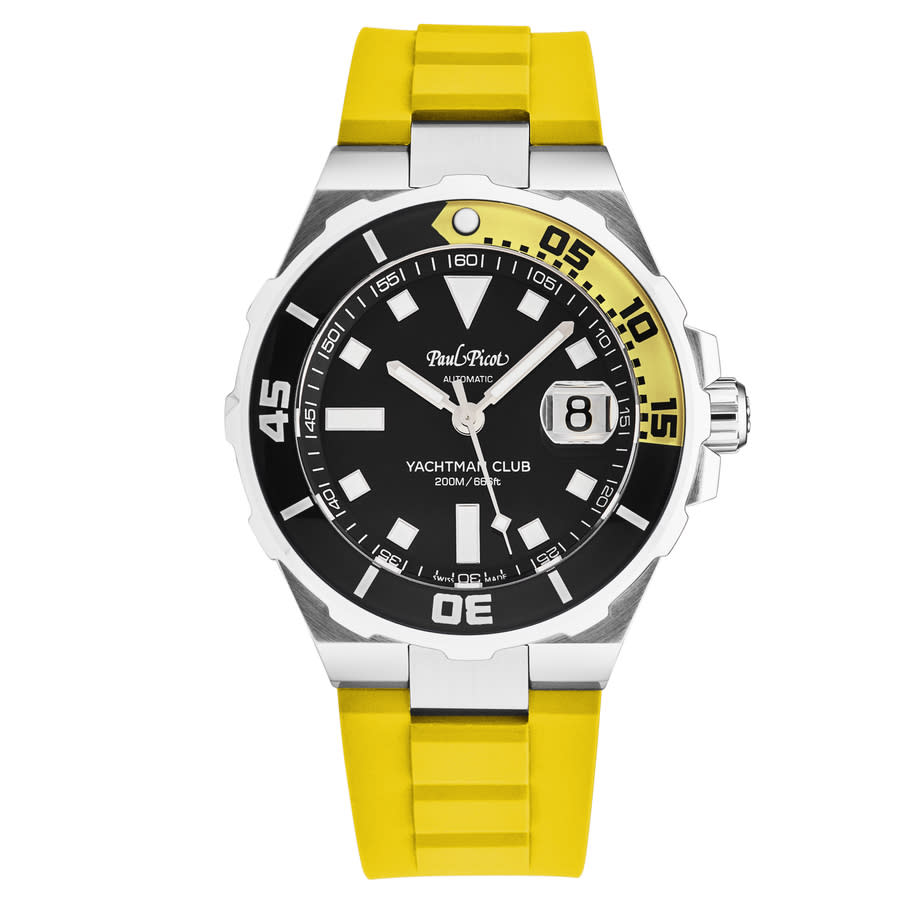 Paul Picot Yachtmanclub Automatic Black Dial Mens Watch P1251NJ.SG.3614CM001