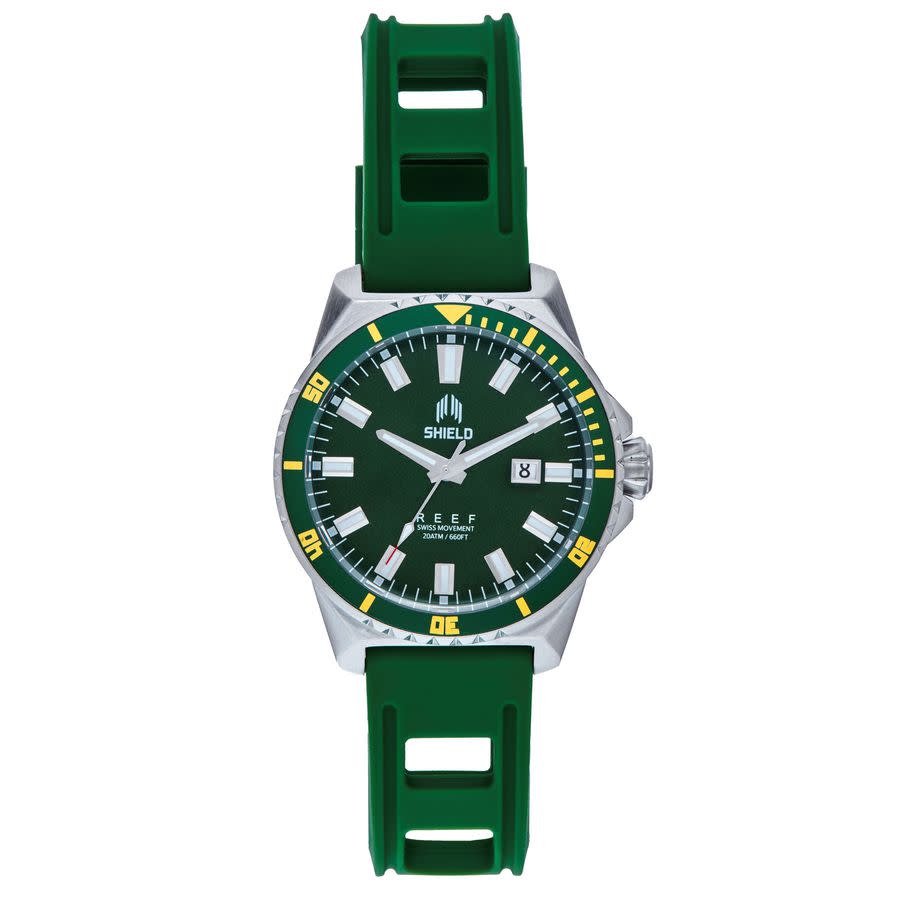 Shield Reef Green Dial Mens Watch SLDSH119-4