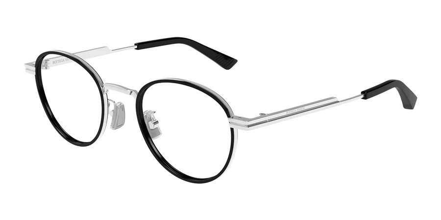 Bottega Veneta Demo Oval Unisex Eyeglasses BV1337OJ 002 48 230$
