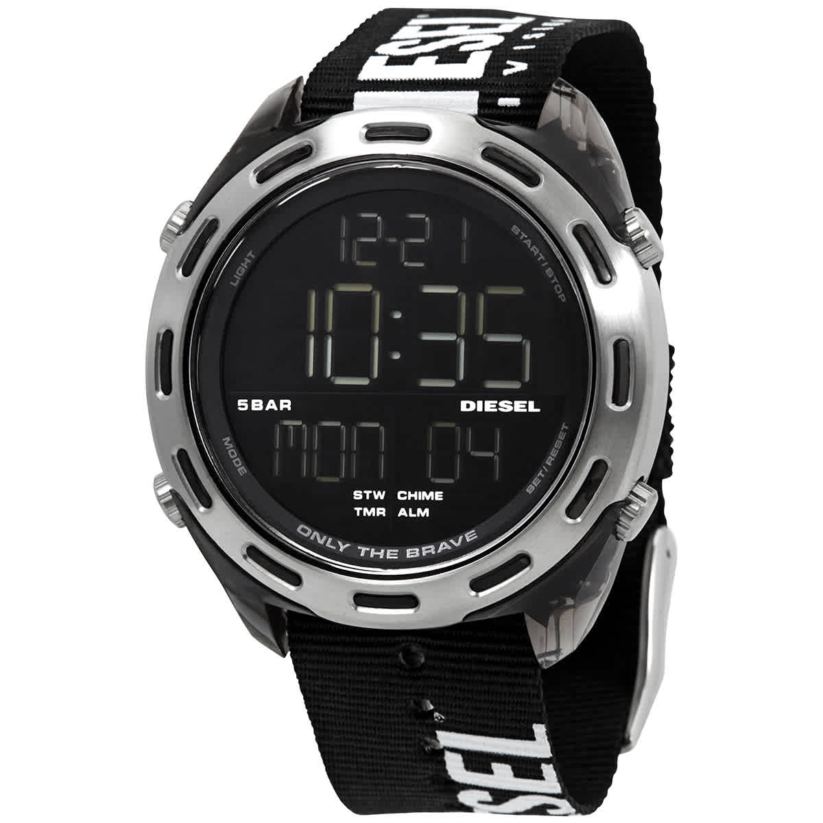 Diesel Crusher Quartz Analog-Digital Black Dial Men's Watch DZ1914 | eBay