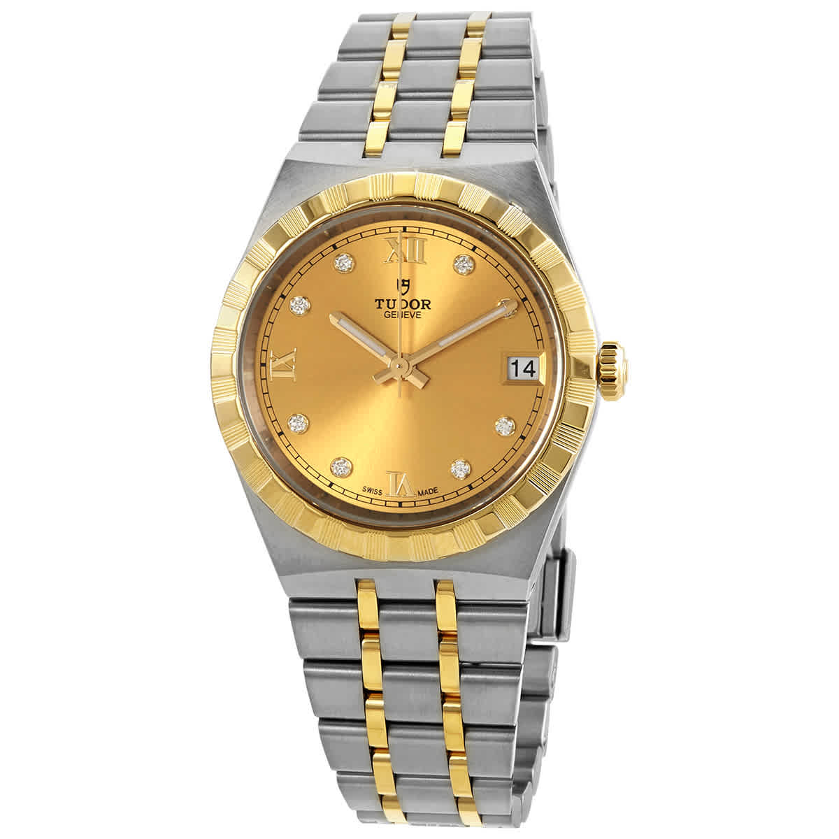 Tudor Royal Automatic Diamond Champagne Dial Watch M28403-0006 3850$