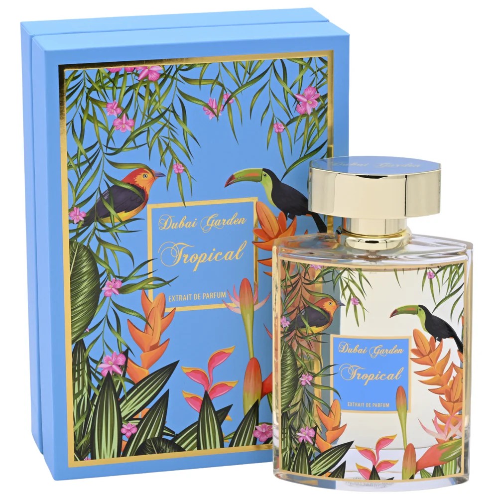 Dubai Garden Unisex Tropical Extrait de Parfum Spray 3.3 oz Fragrances 5425039224930