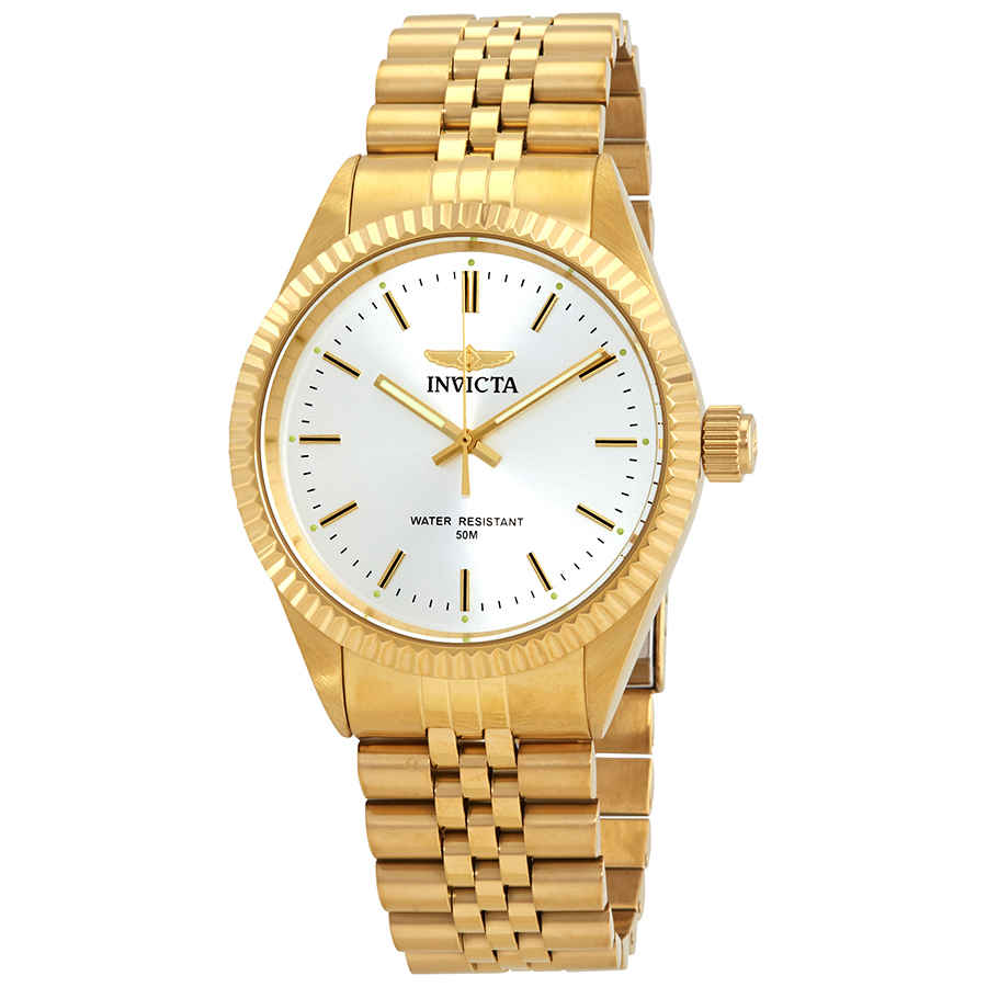 Invicta Specialty Silver Dial Yellow Gold-tone Mens Watch 29384 54$