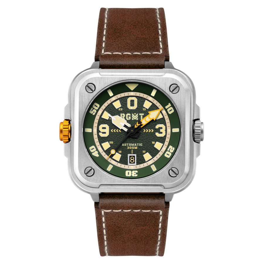 RGMT Pershing Automatic Green Dial Mens Watch RG-8066-02 199$
