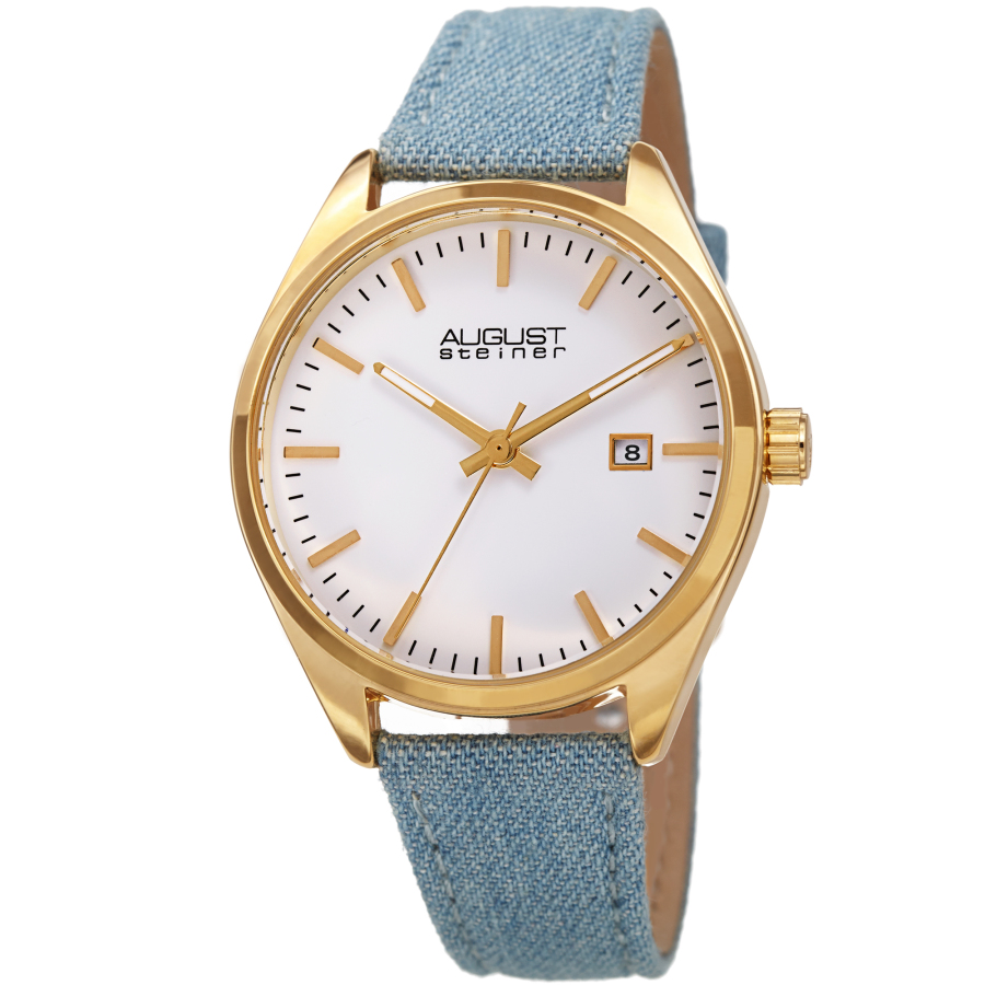 August Steiner Quartz White Dial Ladies Watch AS8266YG 43$