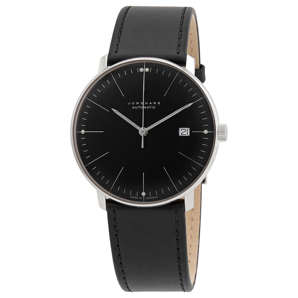 Junghans Max Bill Automatic Matte Black Dial Mens Watch 027/4701.02