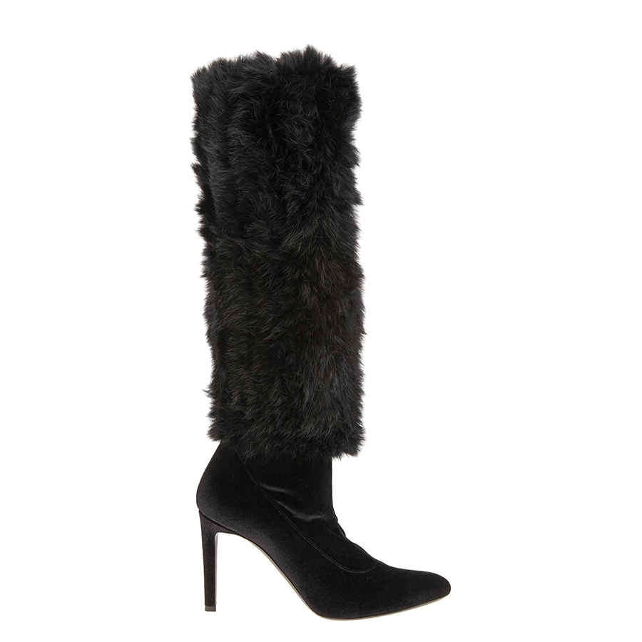 giuseppe zanotti fur boots