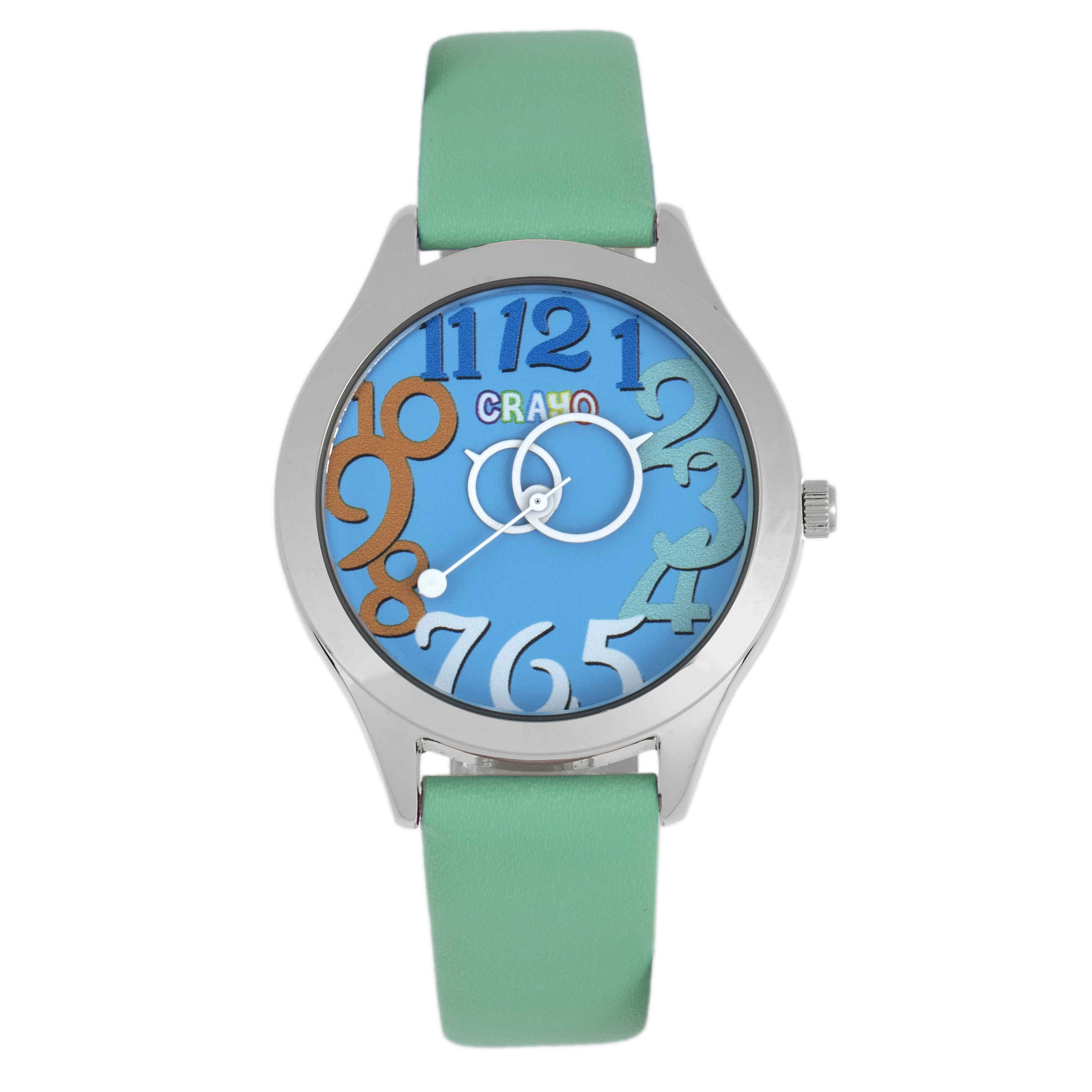 Crayo Spirit Quartz Blue Dial Unisex Watch CRACR5503 55$