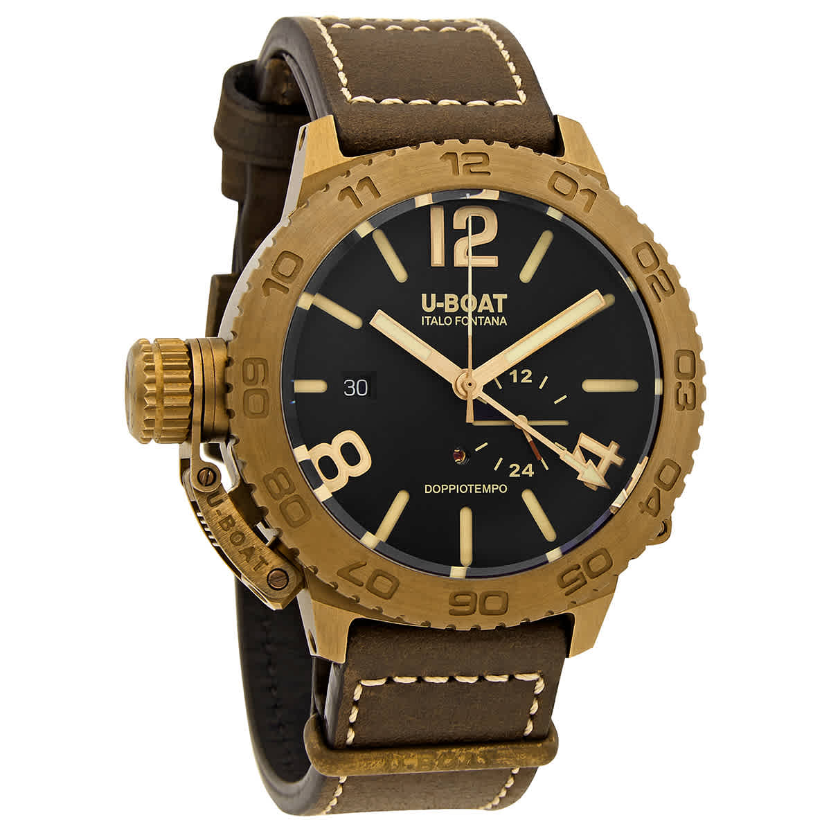 U-Boat Lefty Doddiotempo Automatic Black Dial Mens Watch 9008 2425$
