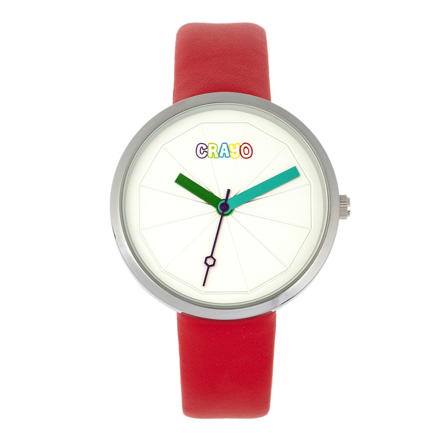 Crayo Metric Quartz Silver Dial Unisex Watch CRACR5802