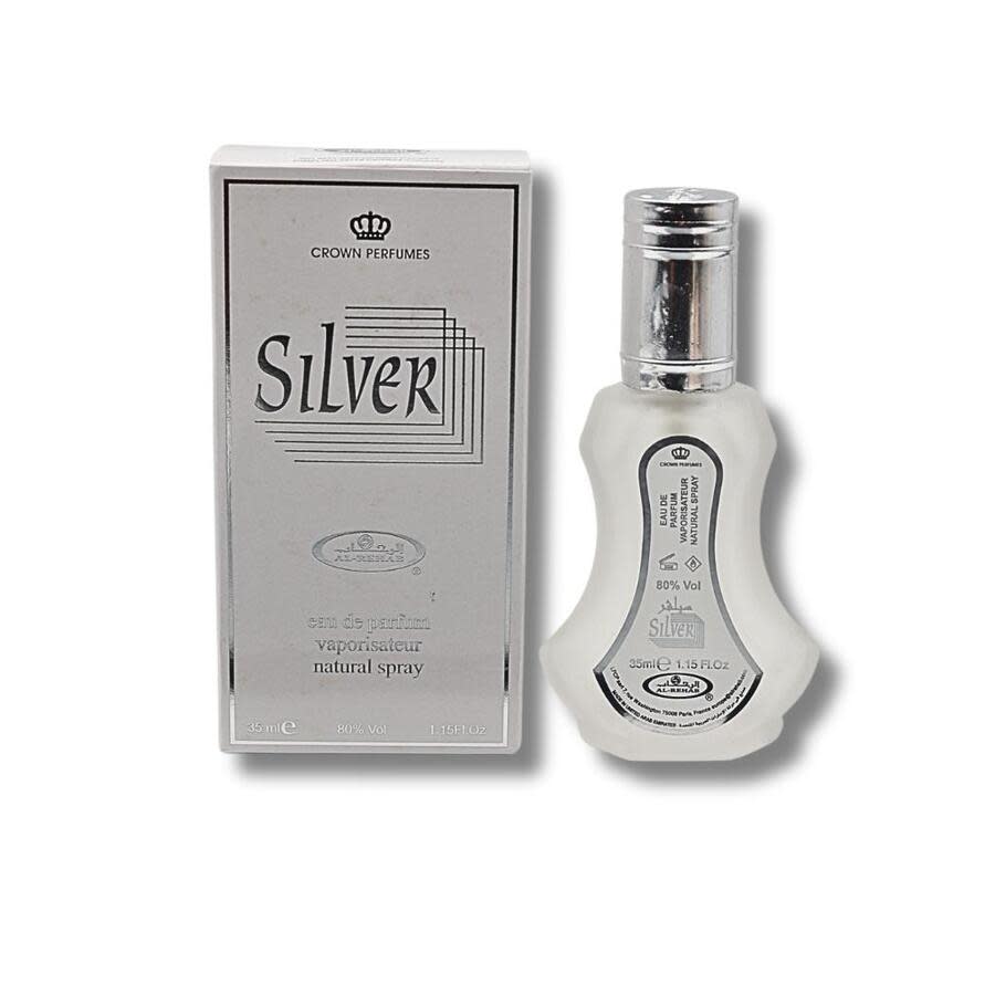 Al Rehab Unisex Silver EDP Spray 1.15 oz Fragrances 6291110003539